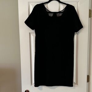 Marc by Marc Jacobs Black Short Sleeve Dress with Zipper Back - Size Small